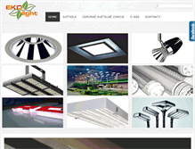 Tablet Screenshot of eko-light.cz
